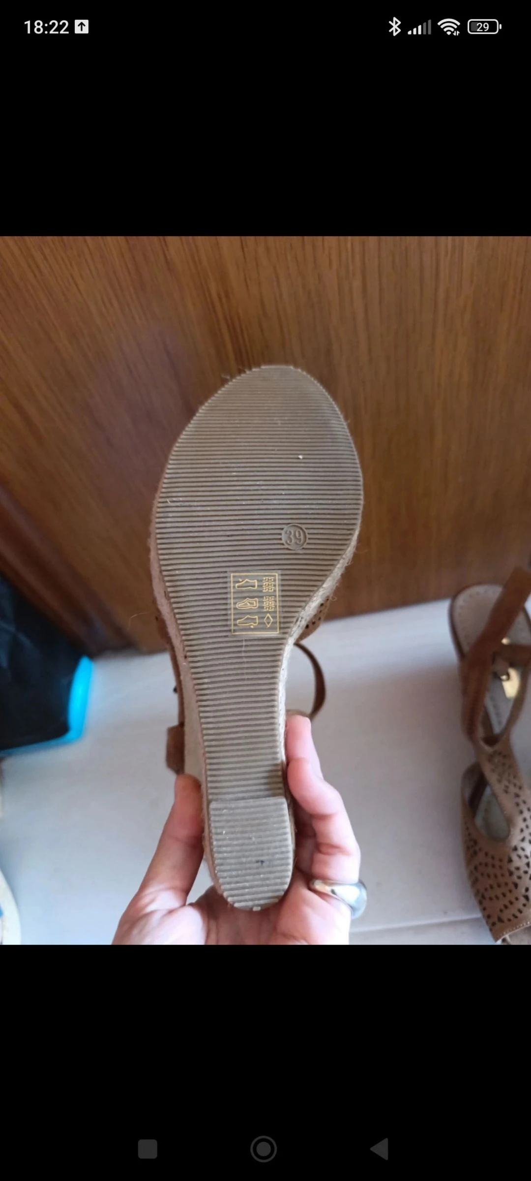 Wedge sandals size 39 – photo 4
